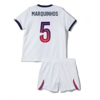 Paris Saint-Germain Marquinhos #5 Bortatröja Barn 2026-27 Kortärmad (+ Korta byxor)
